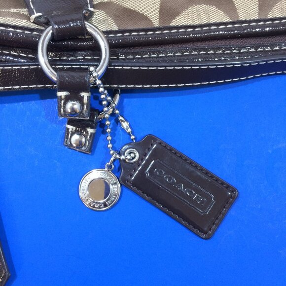 Coach Jacquard Tote Bag # F19203. FIXER - UPPER!!! - Picture 8 of 11